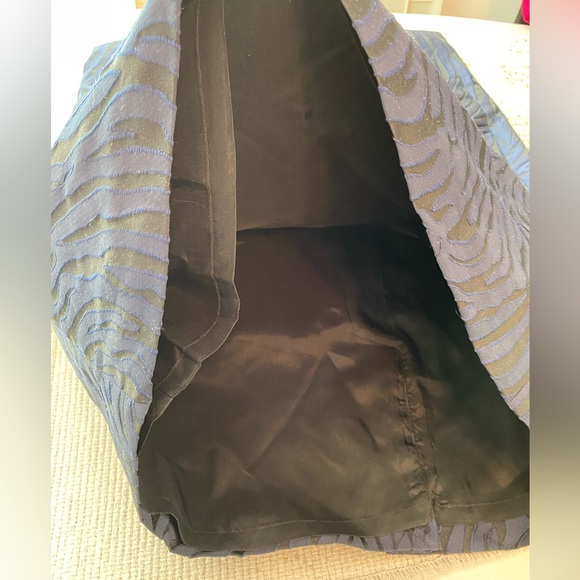 BANANA REPUBLIC Blue Black Sleeveless Career Sheath Dress | Size 4 - Picture 9 of 10